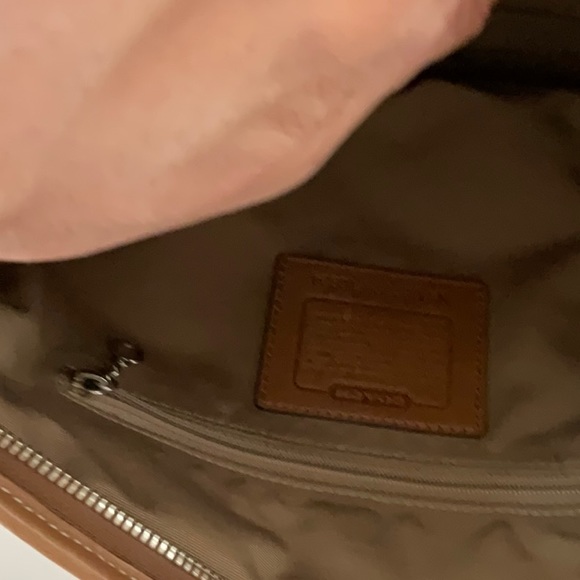 COACH PURSE WITH LEATHER TRIM - Picture 4 of 5